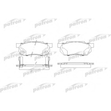 PBP300 PATRON Комплект тормозных колодок, дисковый тормоз