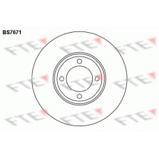 BS7671 FTE Тормозной диск