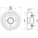 MBD036 MINTEX Тормозной барабан