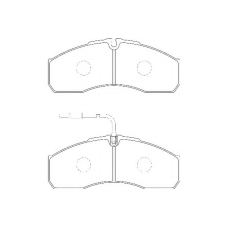 WBP29160A WAGNER LOCKHEED Комплект тормозных колодок, дисковый тормоз