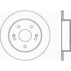 BDR2018.10 OPEN PARTS Тормозной диск