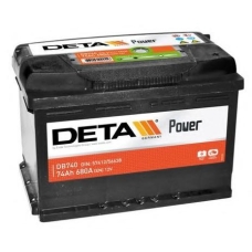 DB740 DETA Стартерная аккумуляторная батарея; Стартерная акку