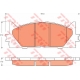 GDB3429<br />TRW<br />Комплект тормозных колодок, дисковый тормоз