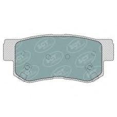 SP 326 PR SCT Комплект тормозных колодок, дисковый тормоз