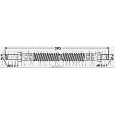 BBH6248 BORG & BECK Тормозной шланг