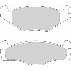 FD4154A NECTO Комплект тормозных колодок, дисковый тормоз