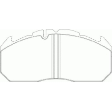 DCV1579BFE DURON Комплект тормозных колодок, дисковый тормоз