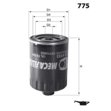 ELH4126 MECAFILTER Масляный фильтр