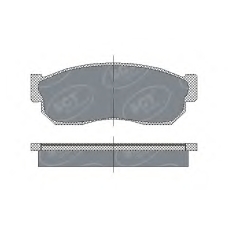 SP 109 PR SCT Комплект тормозных колодок, дисковый тормоз