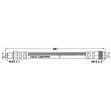 FBH6229 FIRST LINE Тормозной шланг