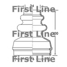 FCB2736 FIRST LINE Пыльник, приводной вал