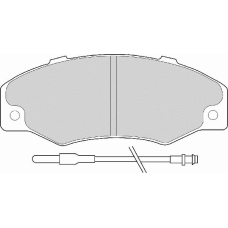 FD6089A NECTO Комплект тормозных колодок, дисковый тормоз