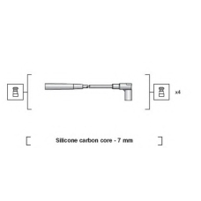 941318111236 MAGNETI MARELLI Комплект проводов зажигания