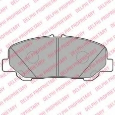 LP2119 DELPHI Комплект тормозных колодок, дисковый тормоз