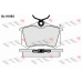 BL1193B3 FTE Комплект тормозных колодок, дисковый тормоз