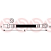 T 23 168 BREMBO Тормозной шланг