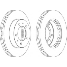 DDF772-1 FERODO Тормозной диск