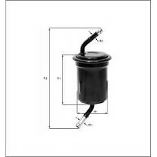 KL 114 MAHLE Фильтр топливный