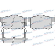 AC861881D AC Delco Комплект тормозных колодок, дисковый тормоз