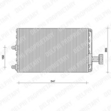 TSP0225023 DELPHI Конденсатор, кондиционер