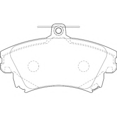 WBP21983A WAGNER LOCKHEED Комплект тормозных колодок, дисковый тормоз