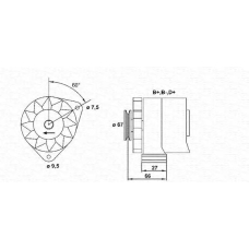 943356117010 MAGNETI MARELLI Генератор