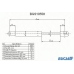 BGS10558 BUGIAD Газовая пружина, капот