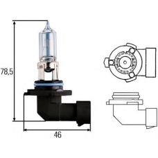 8GH 005 635-121 HELLA Лампа накаливания, фара дальнего света; лампа нака