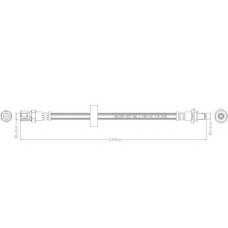 3040 REMKAFLEX Тормозной шланг