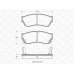 363702160964 MAGNETI MARELLI Комплект тормозных колодок, дисковый тормоз