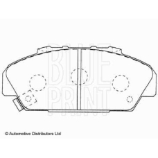 ADH24235 BLUE PRINT Комплект тормозных колодок, дисковый тормоз
