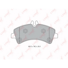 BD-5344 LYNX Bd-5344 колодки тормозные задние mercedes benz sprinter 5-t