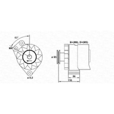943356816010 MAGNETI MARELLI Генератор