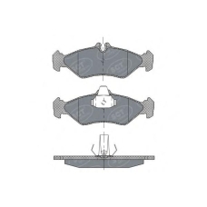 SP 301 SCT Комплект тормозных колодок, дисковый тормоз