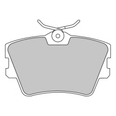 FD6772N NECTO Комплект тормозных колодок, дисковый тормоз