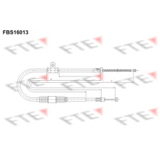 FBS16013 FTE Трос, стояночная тормозная система