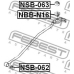 NSB-062 FEBEST Втулка, шток вилки переключения передач