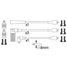0 986 356 712 BOSCH Комплект проводов зажигания