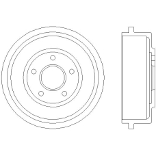 MBD260 MINTEX Тормозной барабан