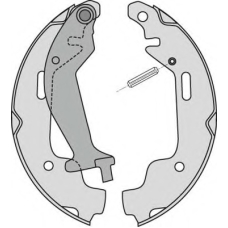 PM810980 MGA Комплект тормозов, барабанный тормозной механизм