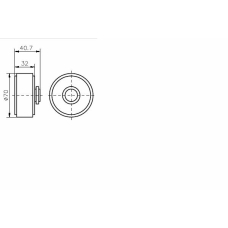 TKR 9121 TIMKEN Натяжной ролик, ремень грм