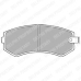 LP1544 DELPHI Комплект тормозных колодок, дисковый тормоз