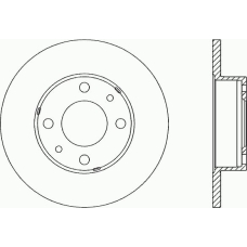 BDA1131.10 OPEN PARTS Тормозной диск