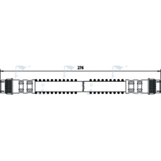 HOS3242 APEC Тормозной шланг