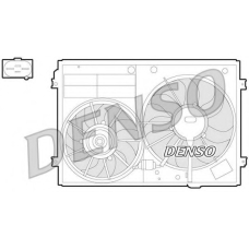 DER32012 DENSO Вентилятор, охлаждение двигателя