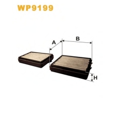 WP9199 WIX Фильтр, воздух во внутренном пространстве