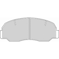 FD6353N NECTO Комплект тормозных колодок, дисковый тормоз
