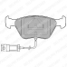 LP886 DELPHI Комплект тормозных колодок, дисковый тормоз