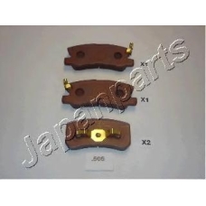 PP-505P JAPANPARTS Комплект высокоэффективных тормозных колодок