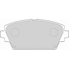 FD7039A NECTO Комплект тормозных колодок, дисковый тормоз